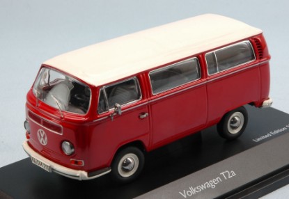 Immagine di VW T2a BUS 1967 RED W/WHITE ROOF 1:43