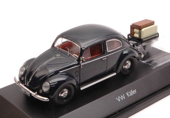 Immagine di VW KAFER BLACK + TRAILER LIM.750 1:43