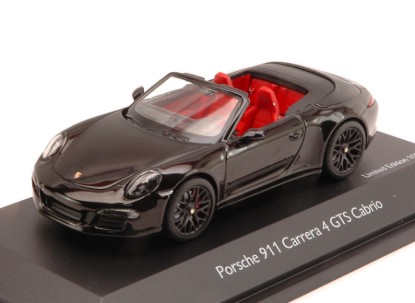 Immagine di PORSCHE 911 CARRERA 4 GTS CABRIO BLACK 1:43