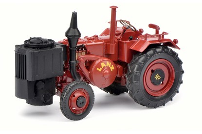 Immagine di LANZ BULLDOG D 9506 WITH WOOD GASIFER DARK RED MATT 1:32