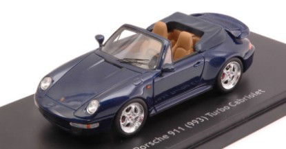 Immagine di PORSCHE 911 TURBO CABRIO 993 BLUE 1:43