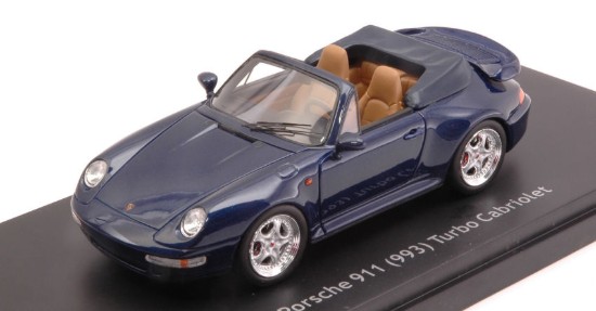 Immagine di PORSCHE 911 TURBO CABRIO 993 BLUE 1:43