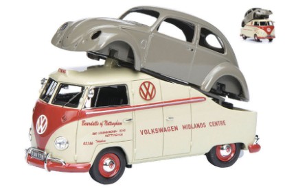 Immagine di VW T1a MIDLANDS CENTRE C/SCOCCA BEETLE 1:43