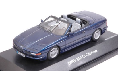 Immagine di BMW 850 Ci CABRIOLET METALLIC BLUE 1:43