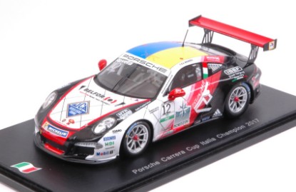 Immagine di PORSCHE 911 GT3 CUP N.12 ITALIA CHAMPION 2017 ALESSIO ROVERA 1:43