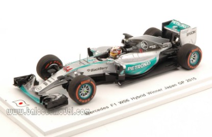 Immagine di MERCEDES W06 L.HAMILTON 2015 N.44 WINNER JAPAN GP 1:43