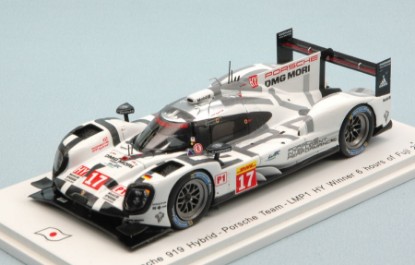 Immagine di PORSCHE 919 HYBRID N.17 WINNER 6H FUJI 2015 BERNHARD-WEBBER-HARTLEY 1:43
