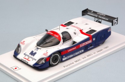 Immagine di PORSCHE 962C N.15 3rd WEC IN JAPAN 1987 M.BALDI-M.THACKWELL 1:43