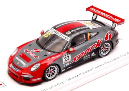Immagine di PORSCHE 911 GT3 N.23 WINNER CARRERA CUP JAPAN FUJI 2017 P.HAMPRECHT 1:43