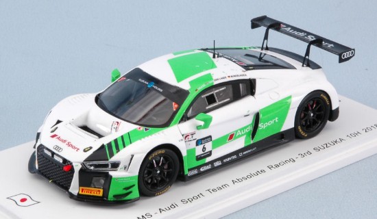 Immagine di AUDI R8 N.6 3rd 10 H SUZUKA 2018 HAASE-WINKELOCK-VAN DER LINDE 1:43
