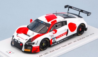 Immagine di AUDI R8 N.66 4th 10 H SUZUKA 2018 MIES-VANTHOOR-VERVISCH 1:43