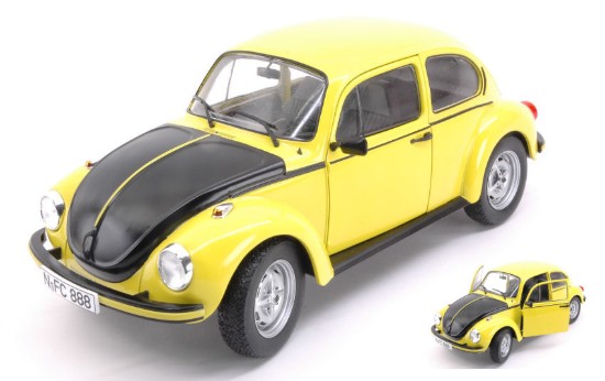 Immagine di VW KAFER 1303 GSR YELLOW/BLACK 1:18