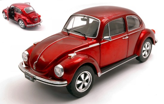 Immagine di VW BEETLE 1303 1974 CUSTOM METALLIC RED 1:18