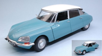 Immagine di CITROEN DS SPECIAL 1972 LIGHT BLUE W/CREAM ROOF 1:18