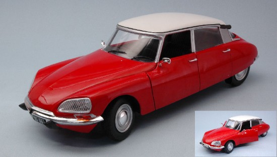 Immagine di CITROEN DS SPECIAL 1972 PASTEL RED W/CREAM ROOF 1:18