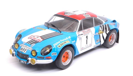 Immagine di ALPINE A110 1800 N.1 WINNER TOUR DE CORSE 1973 J.P.NICOLAS-M.VIAL 1:18