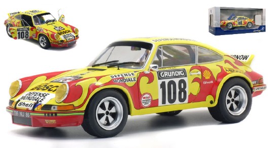 Immagine di PORSCHE 911 RSR N.108 RALLY TOUR AUTO 1973 C.B. LENA-J.C.MORENAS 1:18