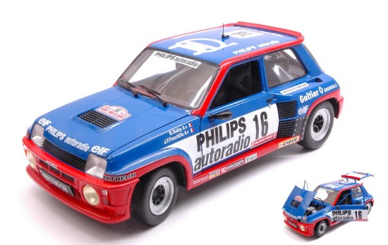 Immagine di RENAULT R5 GR.B N.16 ACCIDENT T.D.CORSE 1984 B.SABY-J.F.FAUCHILLE 1:18