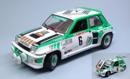 Immagine di RENAULT 5 TURBO Gr.B N.6 WINNER RALLYE LOZERE 1985 A.SERPAGGI-LEGAL 1:18