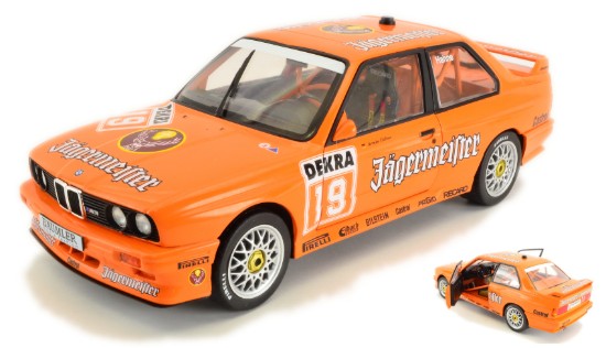 Immagine di BMW M3 E30 N.19 JAGERMEISTER DTM 1992 A.HAHNE 1:18