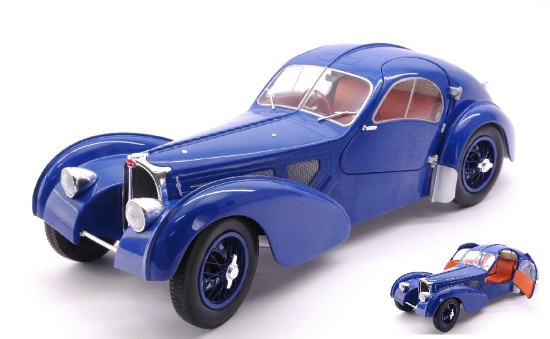 Immagine di BUGATTI TYPE 57 SC ATLANTIC 1937 DARK BLUE 1:18