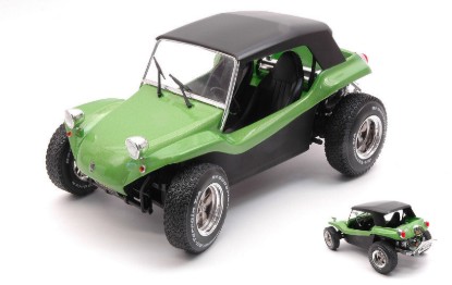 Immagine di MANX MEYERS BUGGY SOFT ROOF 1968 GREEN 1:18