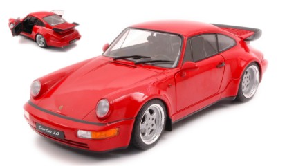 Immagine di PORSCHE 964 TURBO 3.6 1990 RED 1:18