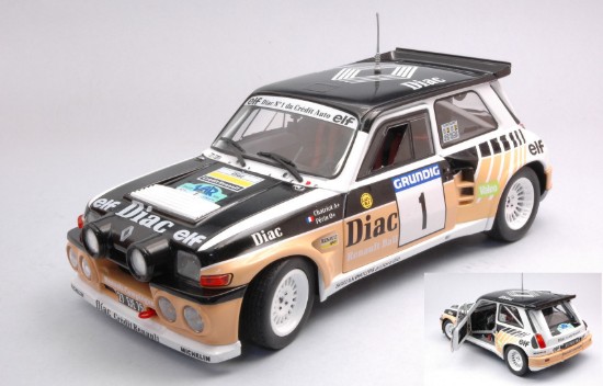 Immagine di RENAULT 5 MAXI N.1 WINNER RALLY DU VAR 1986 F.CHATRIOT-M.PERIN 1:18