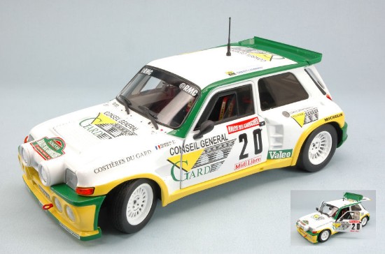 Immagine di RENAULT 5 MAXI T.N.20 ACCIDENT RALLY GARRIGUES 1986 TOUREN-NEYRON 1:18