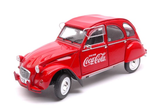 Immagine di CITROEN 2 CV6 1968 COCA COLA 1:18