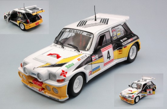 Immagine di RENAULT 5 MAXI TURBO N.4 2nd RALLY DE ASTURIAS 1986 C.SAINZ-A.BOTO 1:18