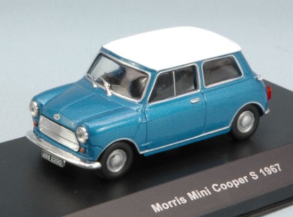 Immagine di MINI MORRIS COOPER S 1967 BLUE/WHITE 1:43