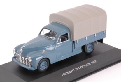 Immagine di PEUGEOT 203 PICK UP 1952 LIGHT ASH BLUE/GREY 1:43