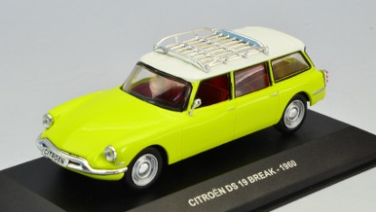 Immagine di CITROEN DS 19 BREAK 1960 YELLOW/WHITE 1:43