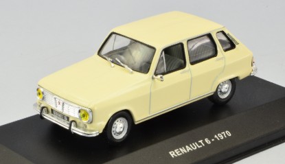 Immagine di RENAULT 6 1970 LIGHT CREAM 1:43