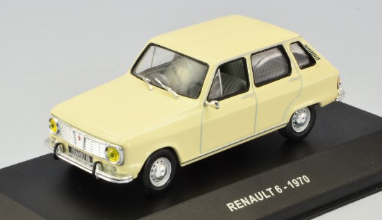 Immagine di RENAULT 6 1970 LIGHT CREAM 1:43