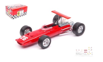 Immagine di FERRARI V12 F1 J.ICKX 1968 N.26 WINNER FRENCH GP METAL BOX 1:43