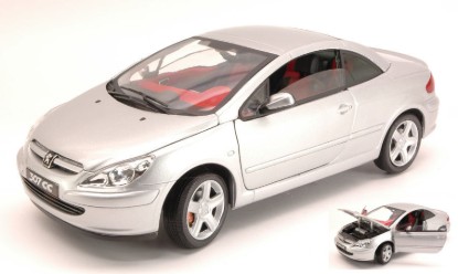 Immagine di PEUGEOT 307 CONVERTIBLE 2003 SILVER 1:18