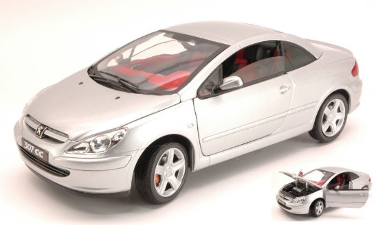 Immagine di PEUGEOT 307 CONVERTIBLE 2003 SILVER 1:18