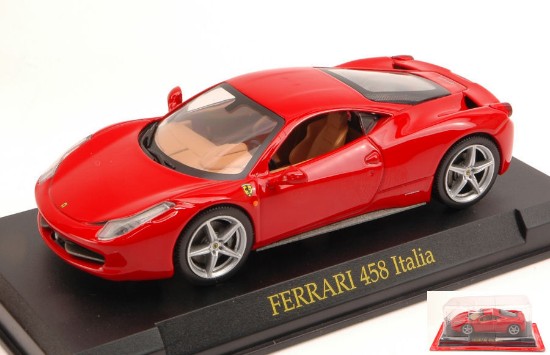 Immagine di FERRARI 458 ITALIA 2009 RED BLISTER (SENZA CUPOLA) 1:43