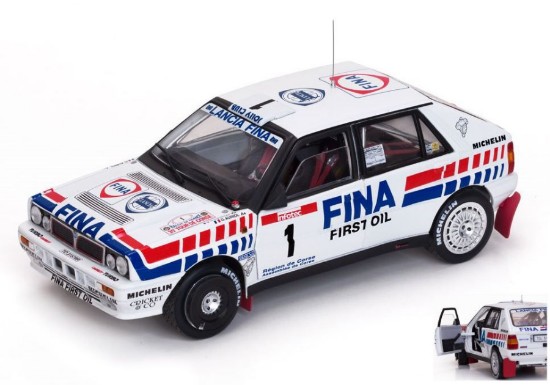 Immagine di LANCIA DELTA INTEGRALE N.1 2nd TOUR D.CORSE 1991 D.AURIOL-B.OCCELLI 1:18