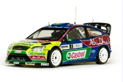Immagine di FORD FOCUS RS N.4 3rd TOUR DE CORSE 2008 F.DUVAL-P.PIVATO 1:18