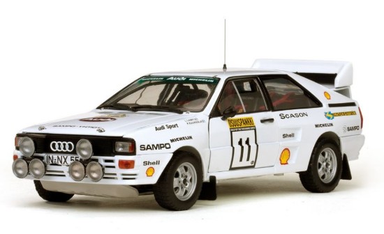 Immagine di AUDI QUATTRO N.11 7th 1000 LAKES 1983 L.LAMPI-P.KUUKKALA 1:18