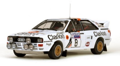 Immagine di AUDI QUATTRO N.8 4th RAC RALLY 1985 P.EKLUND-B.CEDERBERG 1:18