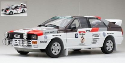 Immagine di AUDI QUATTRO A2 N.2 WINNER ARGENTINA 1983 MIKKOLA-HERTZ 1:18