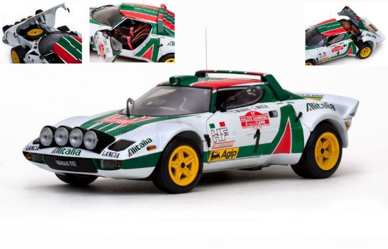 Immagine di LANCIA STRATOS HF N.1 2nd SANREMO 1976 S.MUNARI-S.MAIGA 1:18