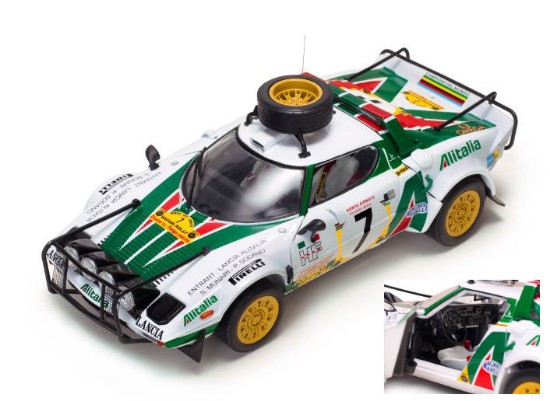 Immagine di LANCIA STRATOS N.7 3rd SAFARI RALLY 1977 S.MUNARI-P.SODANO 1:18