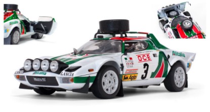 Immagine di LANCIA STRATOS HF N.3 3rd RALLY MAROCCO 1976 S.MUNARI-S.MAIGA 1:18