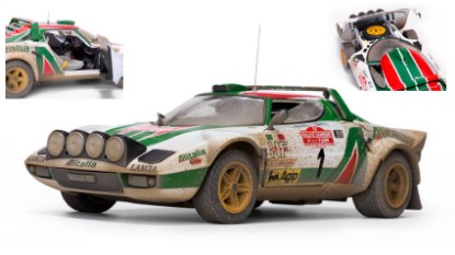 Immagine di LANCIA STRATOS HF N.1 2nd SANREMO 1976 S.MUNARI-S.MAIGA MUDDY VERS.1:18