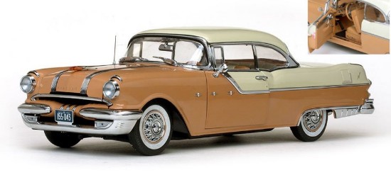 Immagine di PONTIAC STAR CHIEF HARD TOP 1955 BEIGE/CREAM 1:18